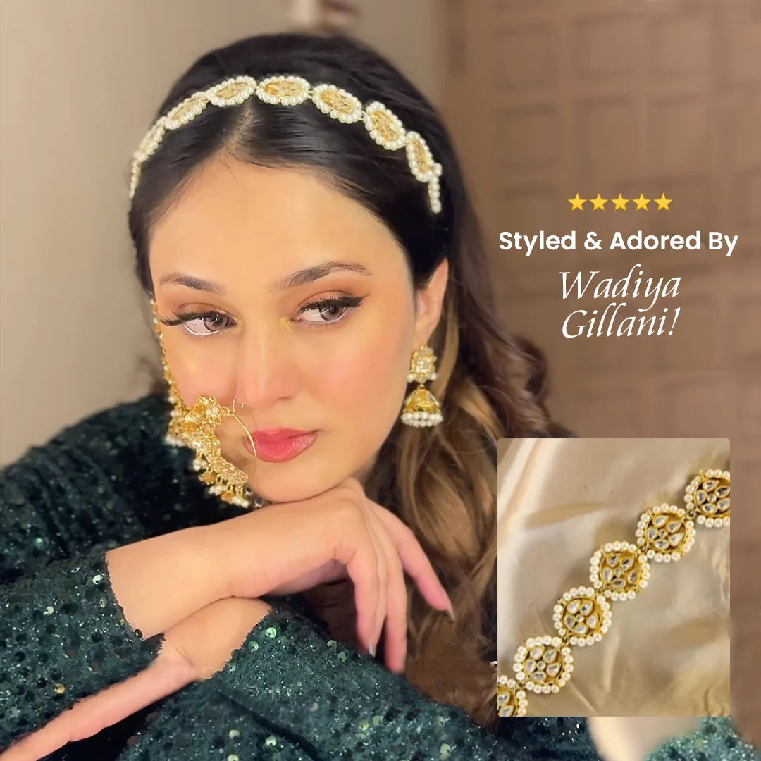 Shamees Kundan Maatha Patti - Hair Accessories