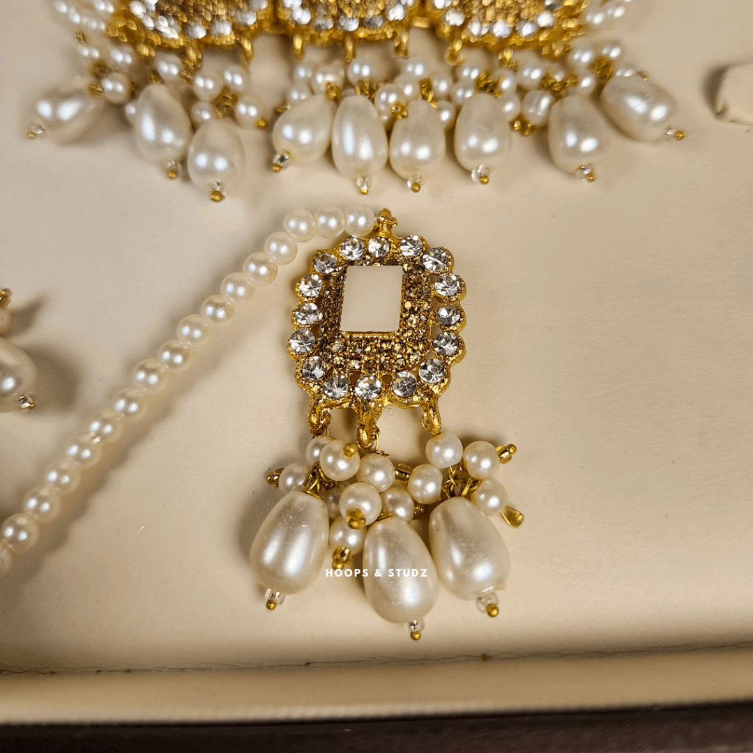 Azyeleah Choker Set - Pearls