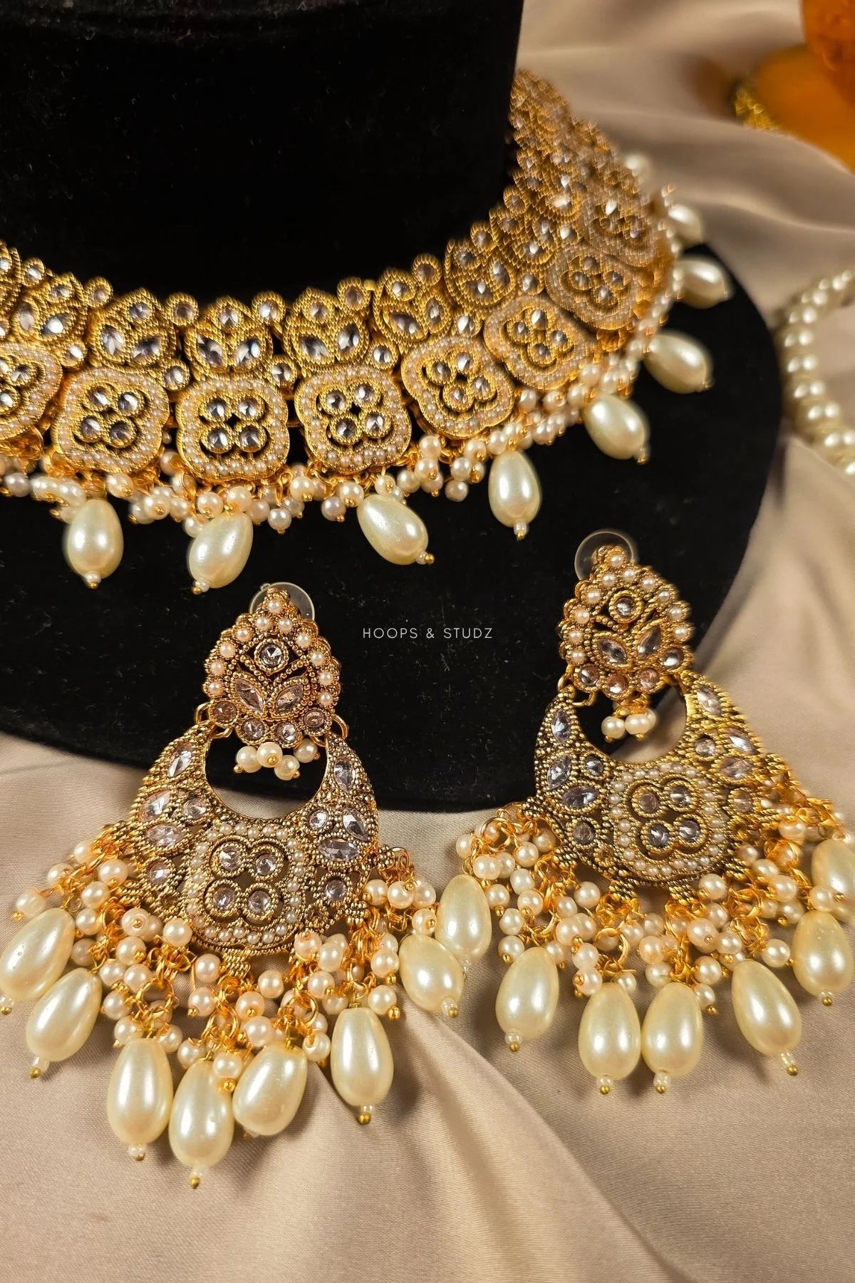 Laboni Indian Polki Bridal Jewelry Set