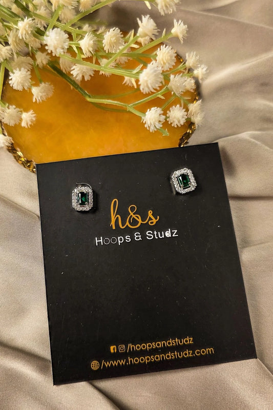 Salah Halo Stud Earrings