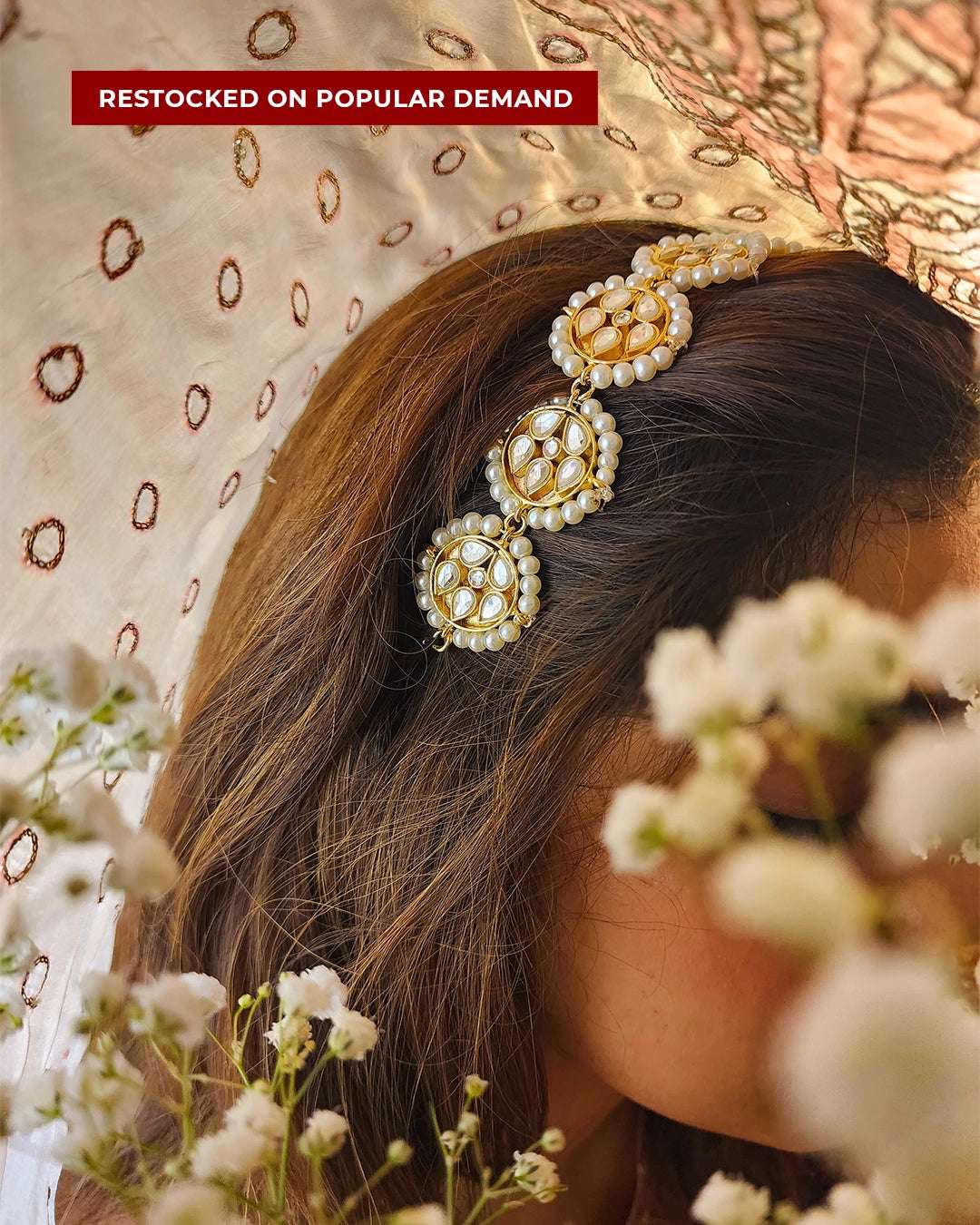Shamees Kundan Maatha Patti - Hair Accessories