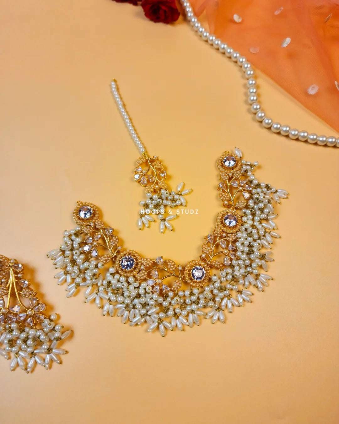 Laila kundan jewellery set