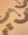 Seeya Zircon Bridal Set - Maroon