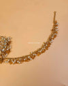 Maleeha Bridal Nose Ring - Pierced Nose - Champagne