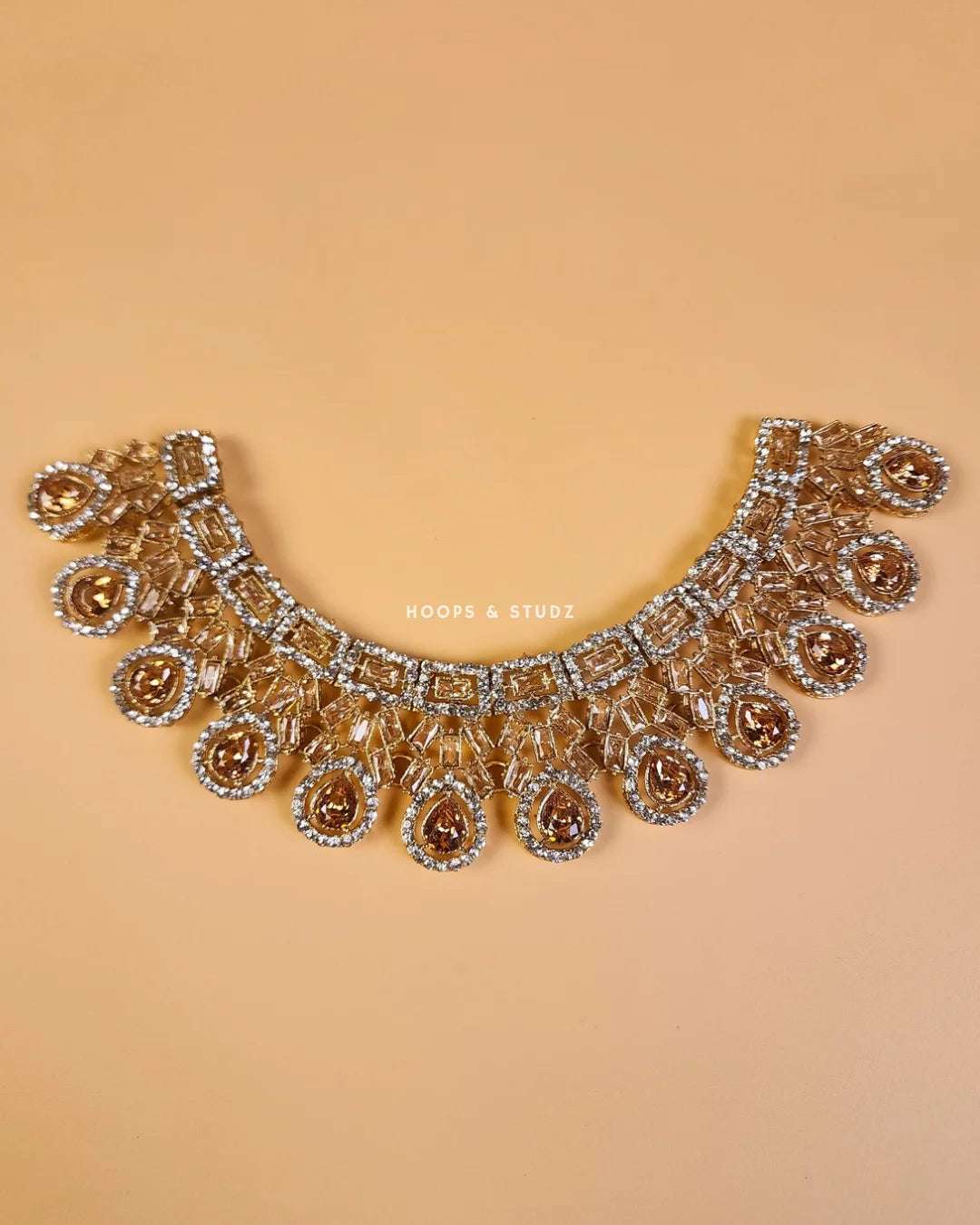 Seeya Zircon Bridal Set - Champagne