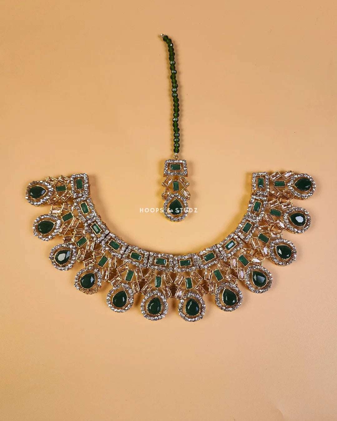 Seeya Zircon Bridal Set - Green