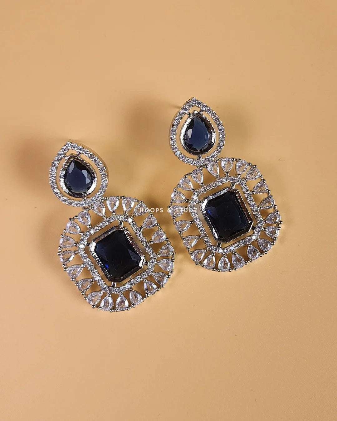 Reeq - Double Layered Zircon Jewelry Set