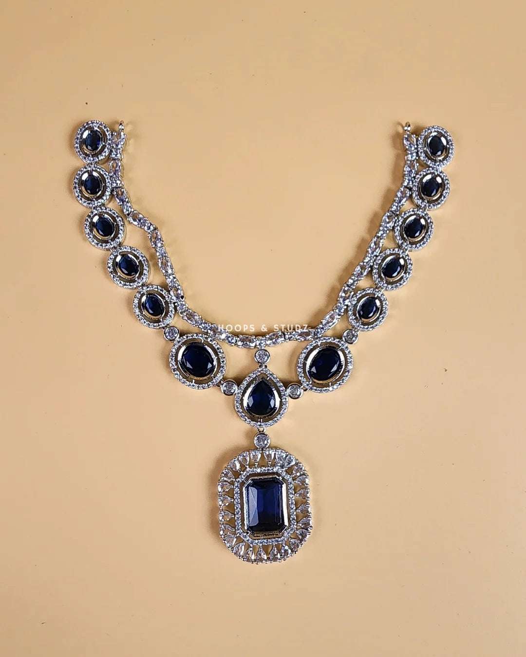Reeq - Double Layered Zircon Jewelry Set