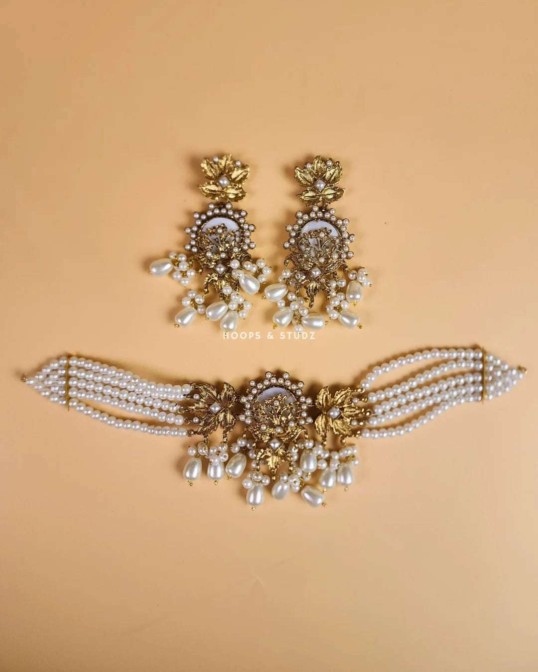 Kehkehshaan Choker Set - Antique