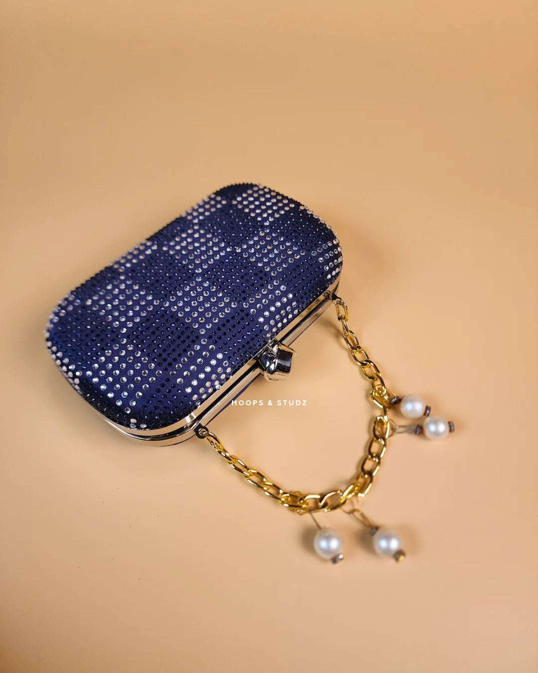 Shirley- Navy Fancy Women Clutch