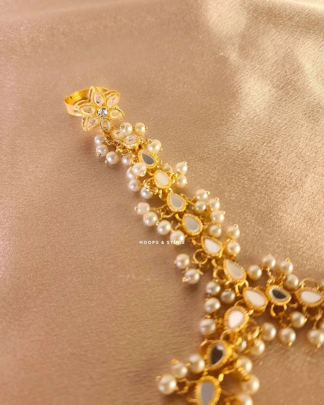 Pearly Hand Angla- Golden
