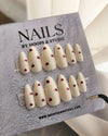 Graphics Almond Shape Press on Nails - N012