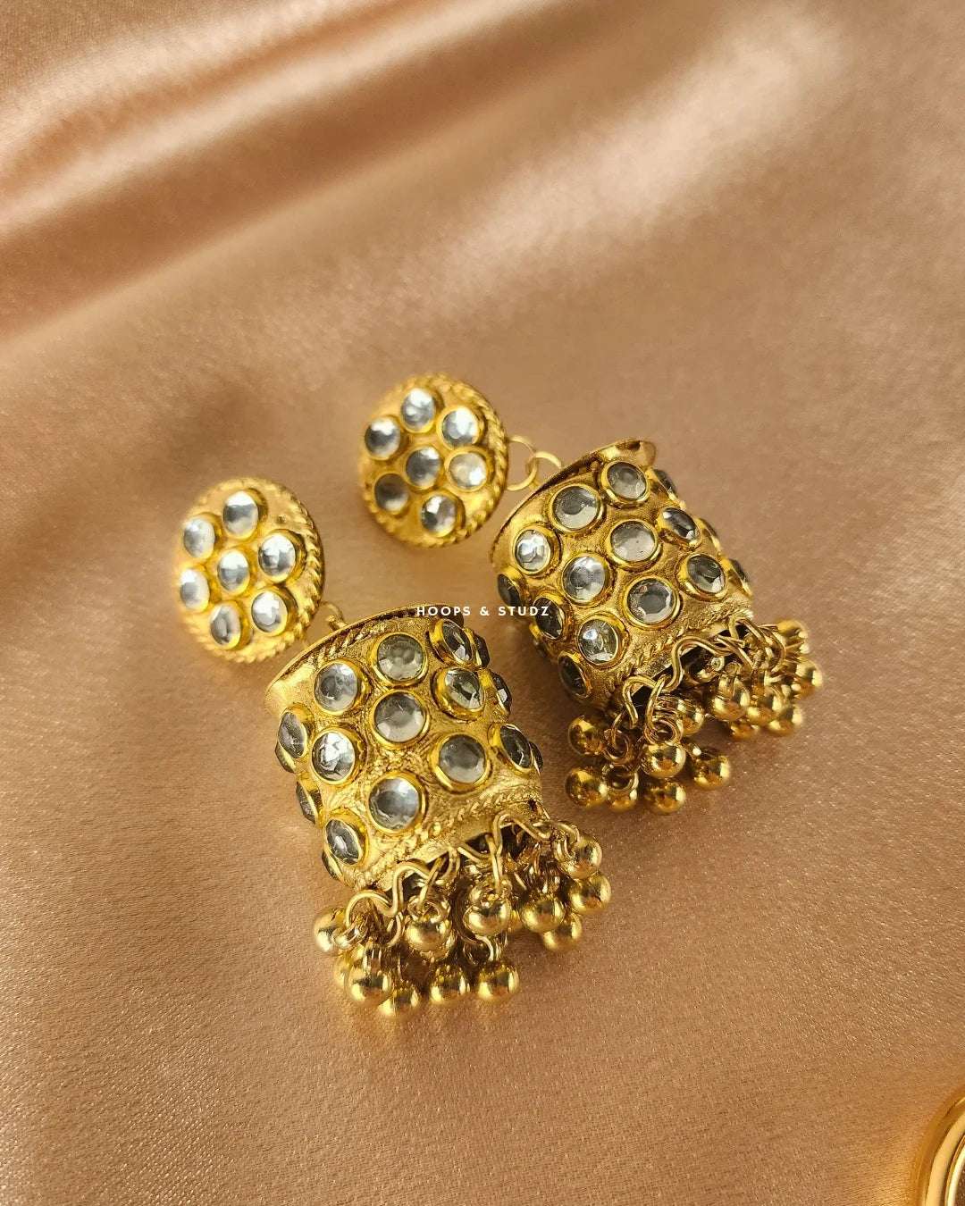 Mahi Oxidised Jhumky / Earrings
