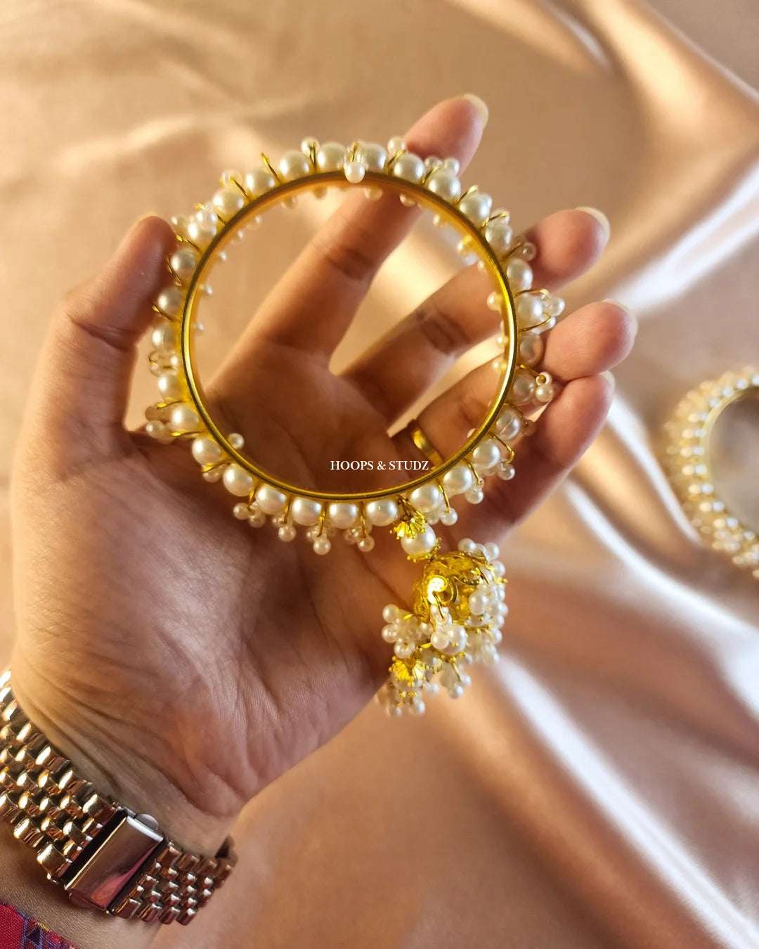 Gajra Pearl Bangles