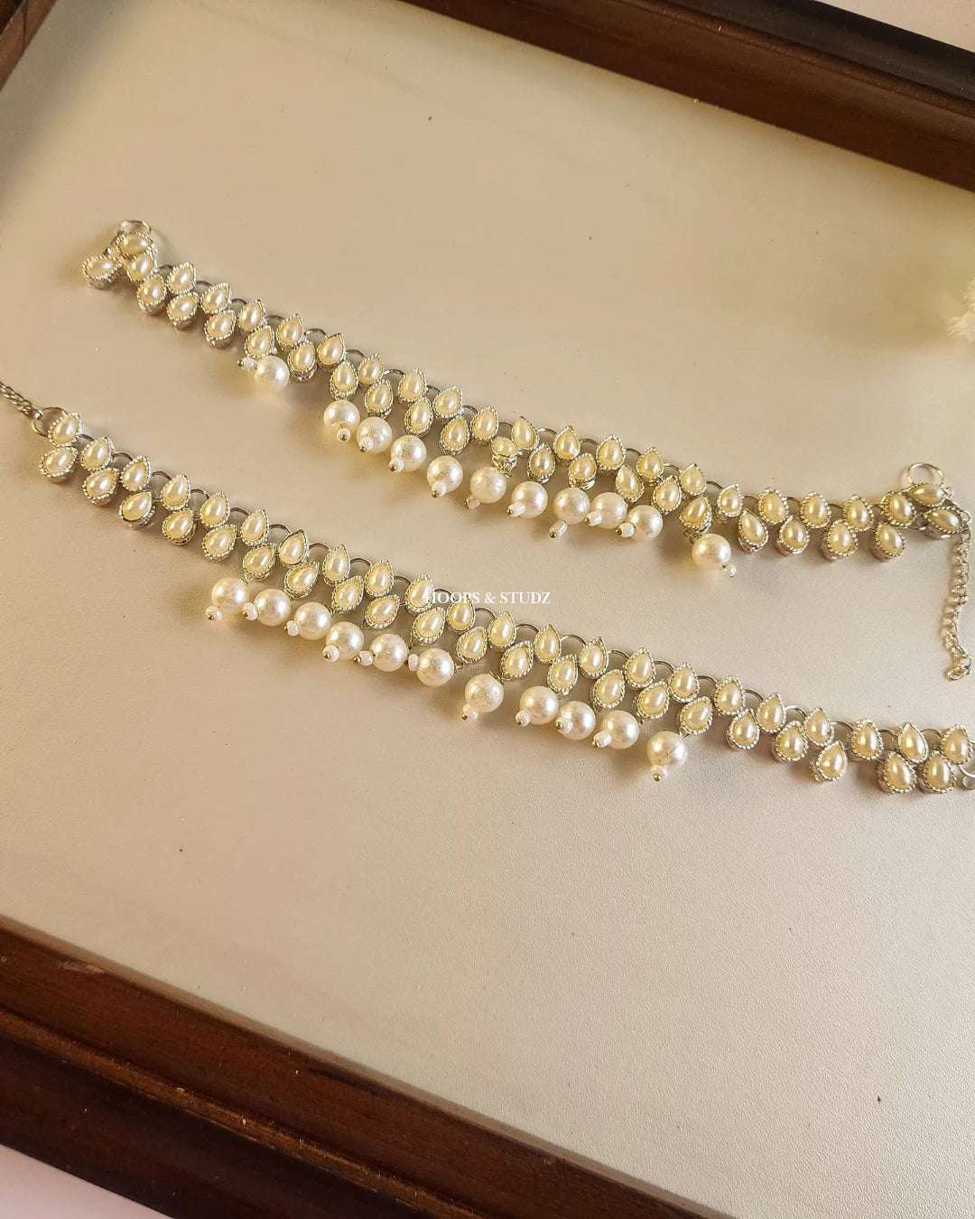 Pearl Anklet Pair / Payal Set