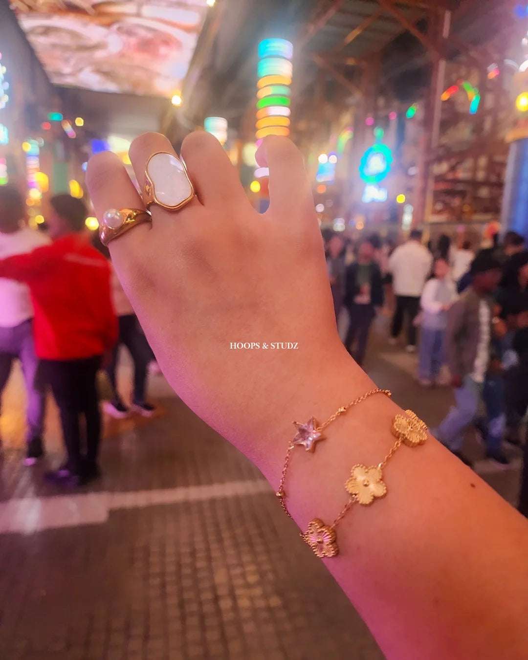 Twinkle Gold Plated Bracelet
