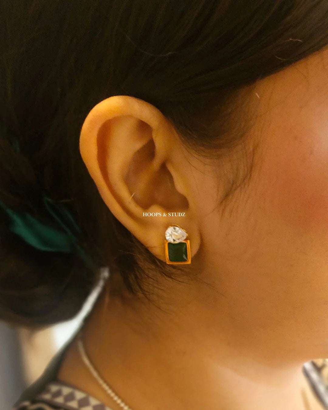 Janica Stainless Steel Ear Stud