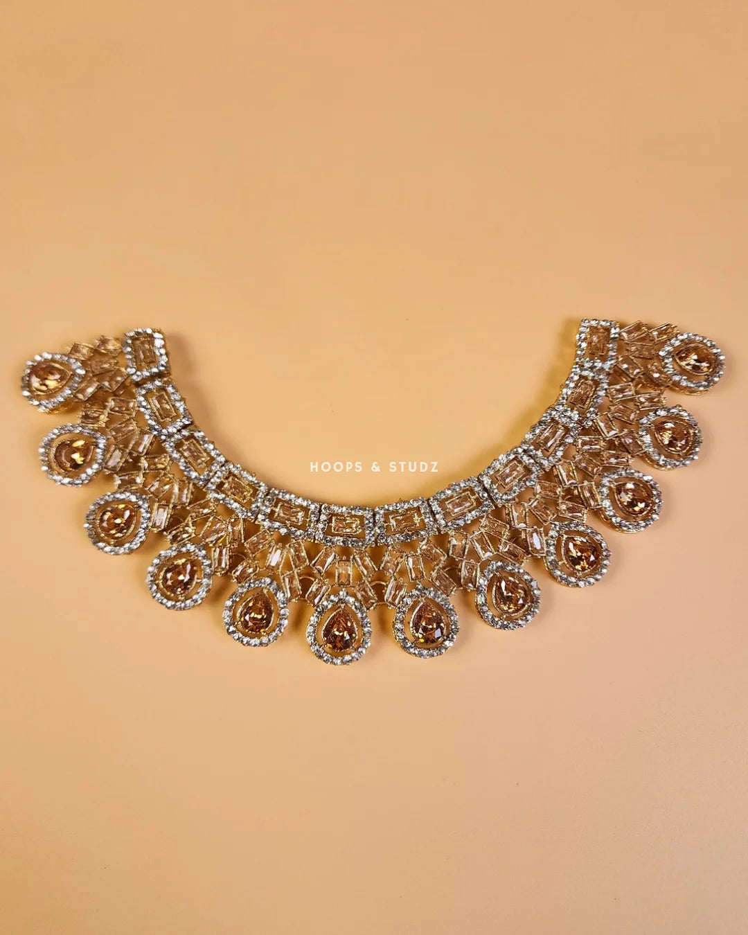 Seeya Zircon Bridal Set - Champagne