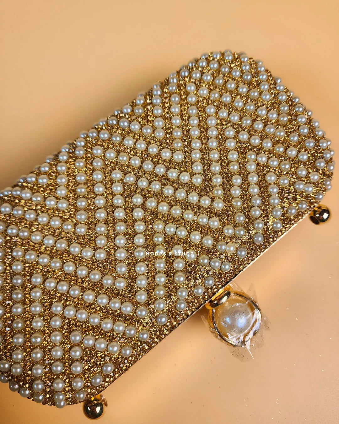 Andrea Bridal Clutch - Golden