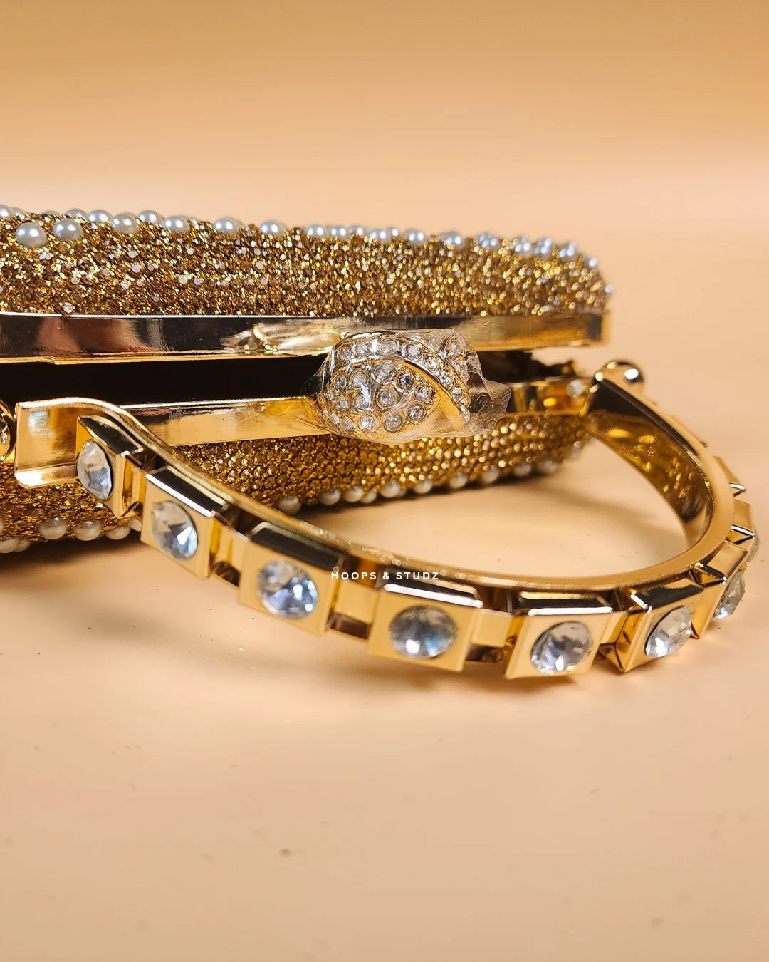Andrea Bridal Clutch - Golden