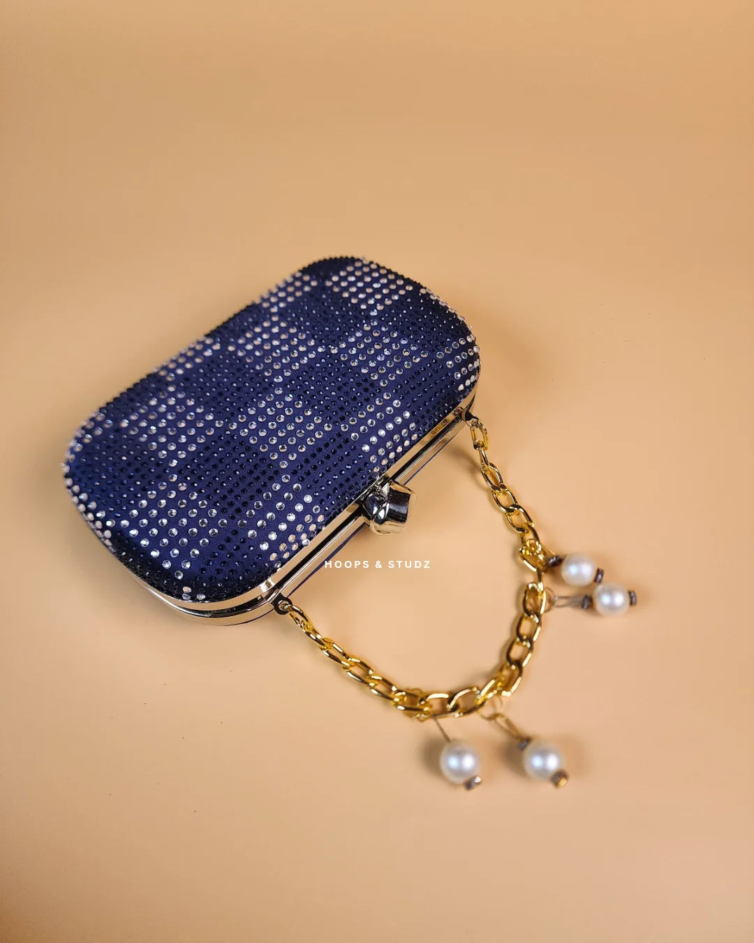 Shirley- Navy Fancy Women Clutch