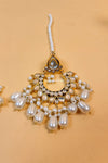 Abeer Polki Chandbali Earrings