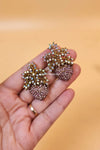 Elsa Zircon Studded Women Locket Set