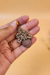 Elsa Zircon Studded Women Locket Set