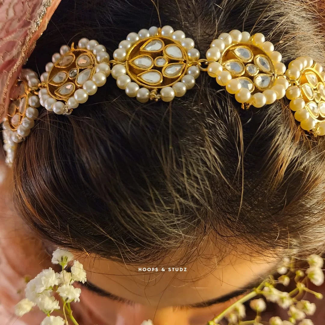 Shamees Kundan Maatha Patti - Hair Accessories