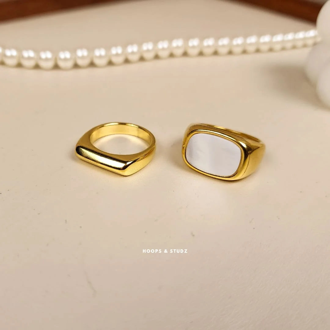 Luna Stainless steel Women Ring