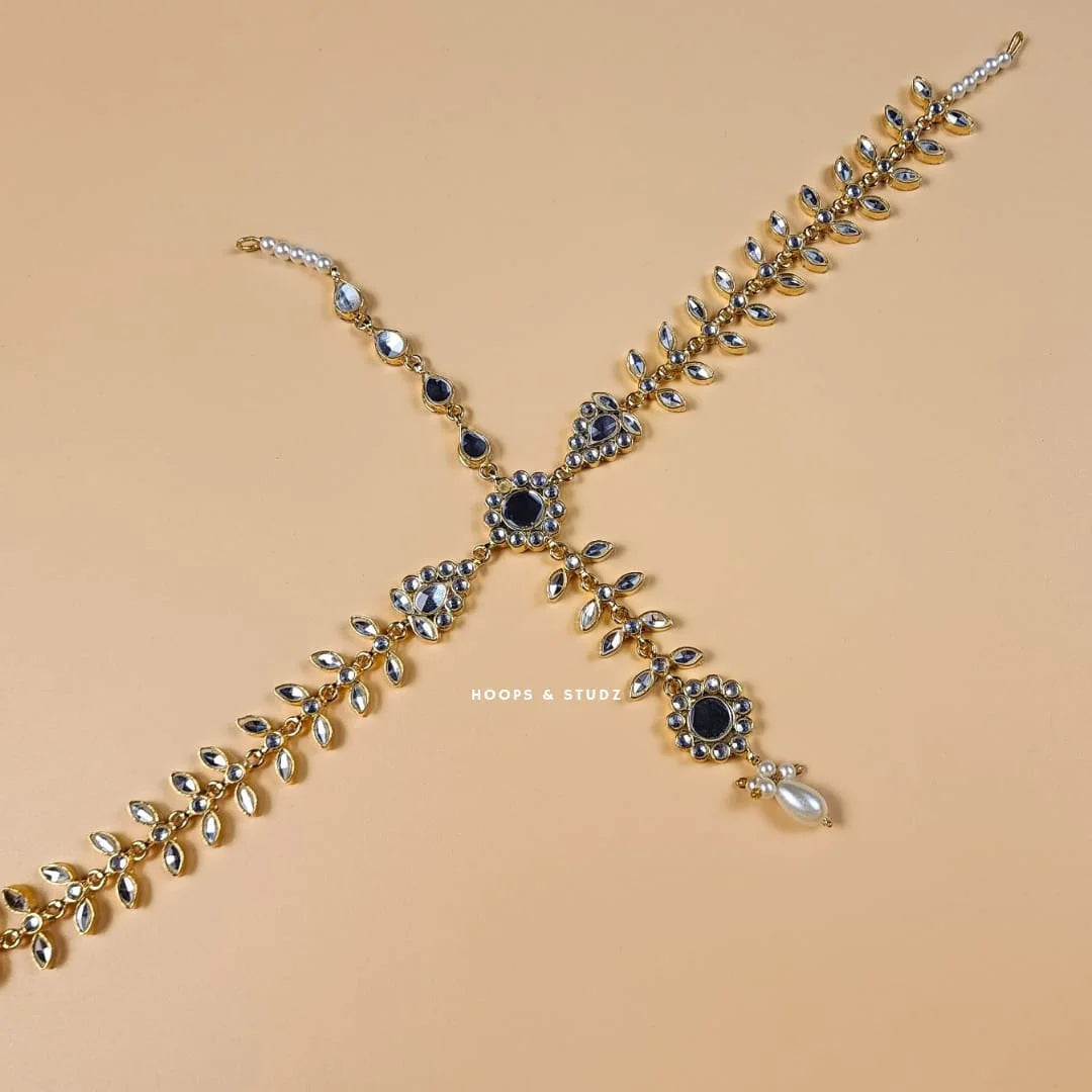 Nudrat Sheesh Patti/Teeka- Head Jewelry