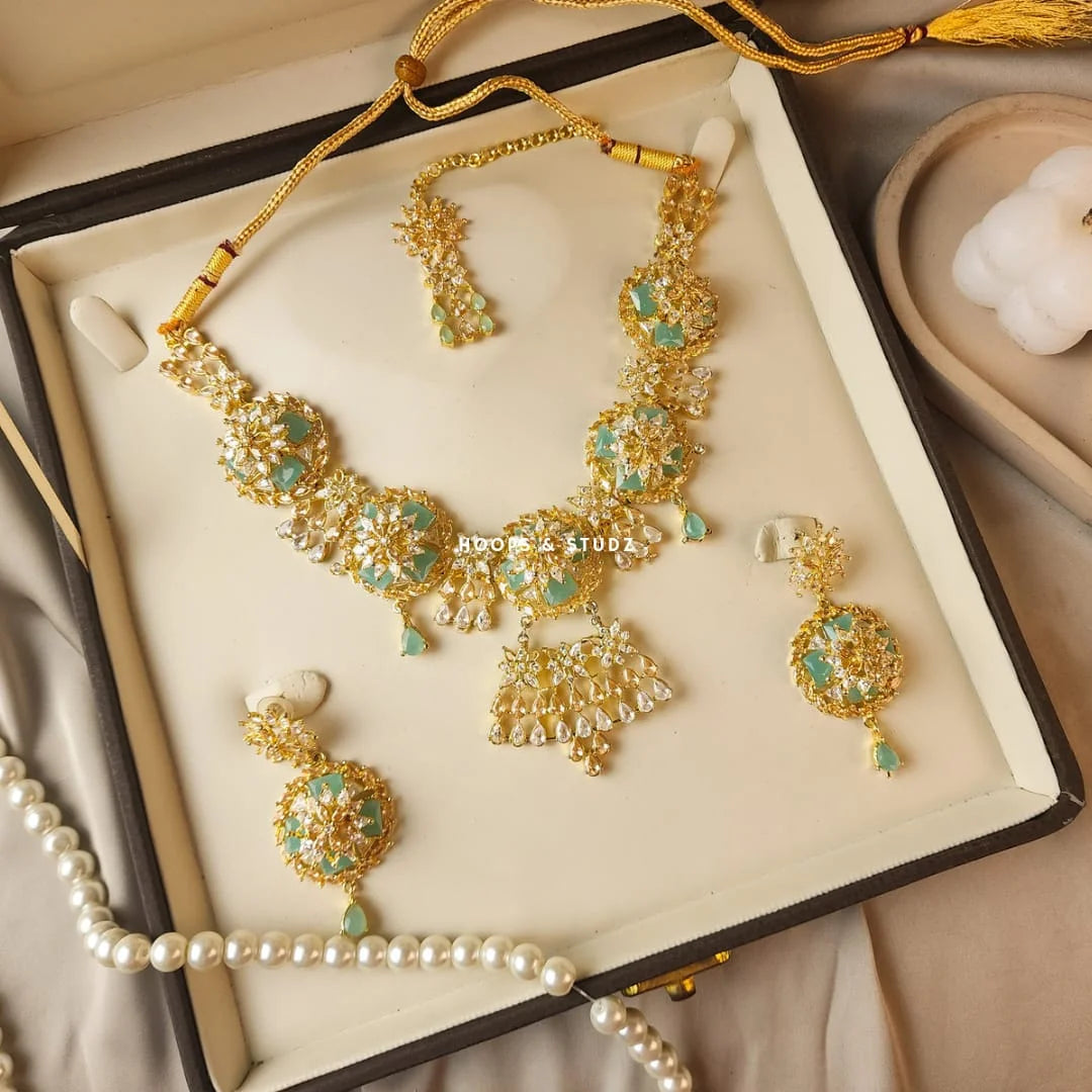 Anya Zircon Jewelry Set