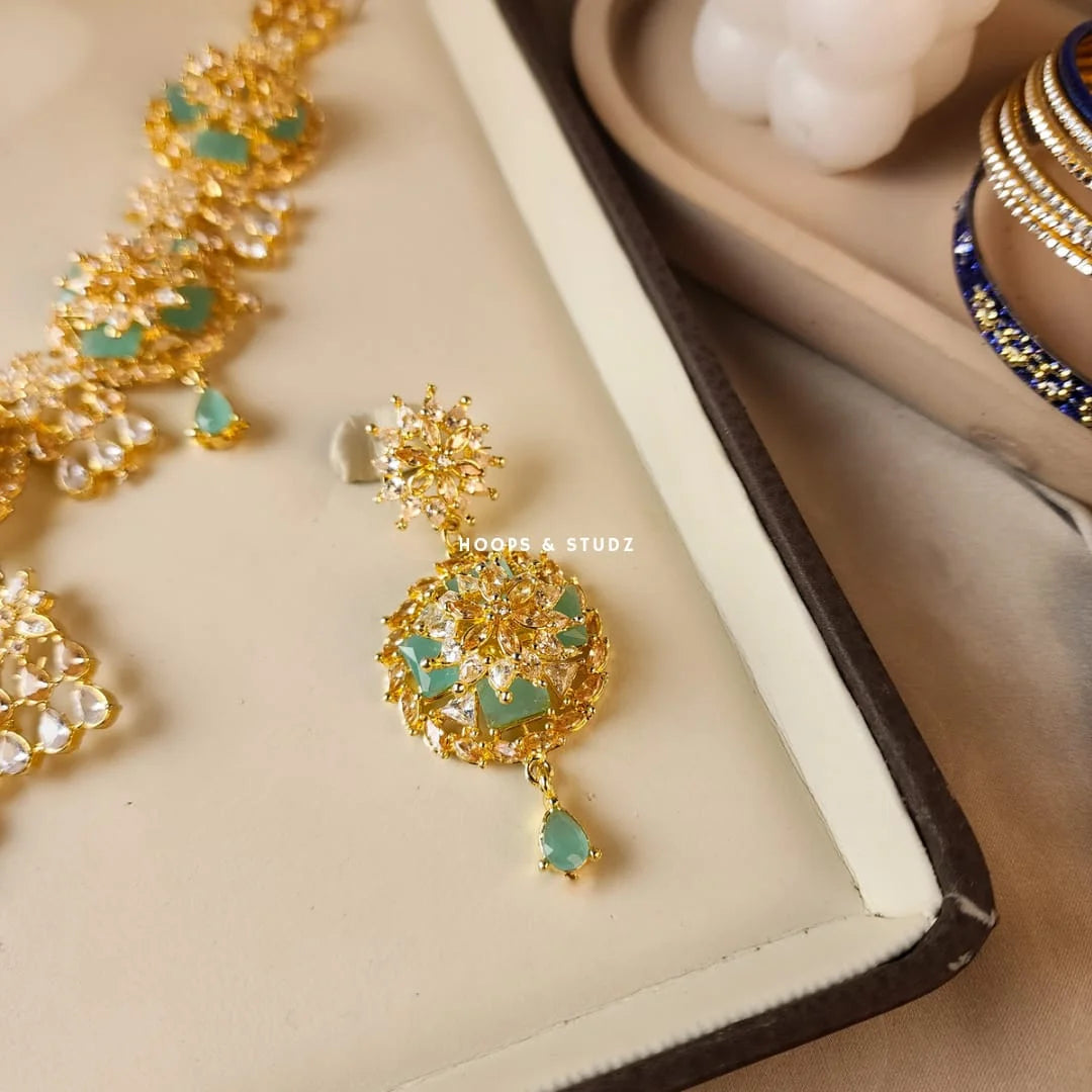 Anya Zircon Jewelry Set