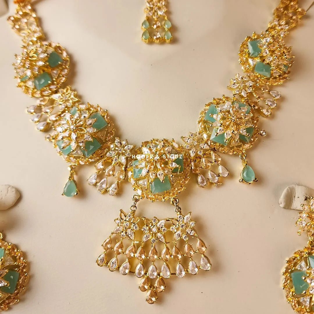 Anya Zircon Jewelry Set