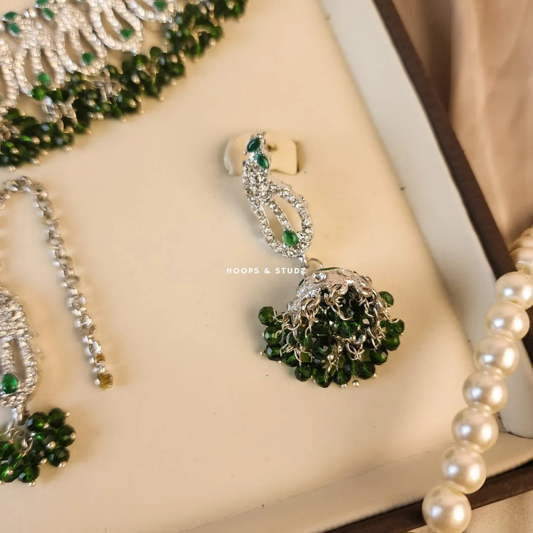 Casting Choker Set Dorri - Emerald Green