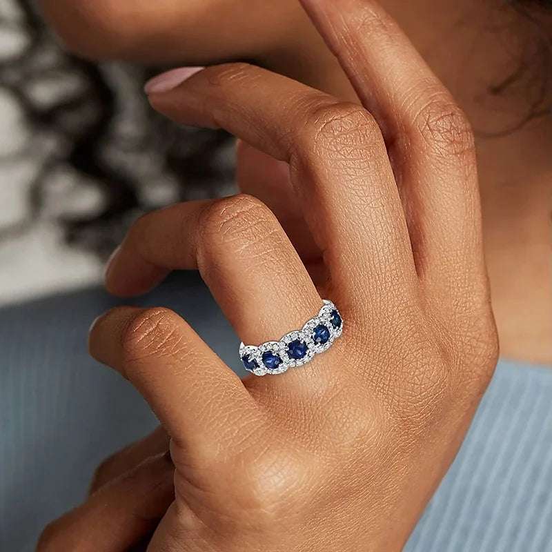 Zirconnia Ring - Sapphire