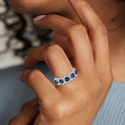 Zirconnia Ring - Sapphire