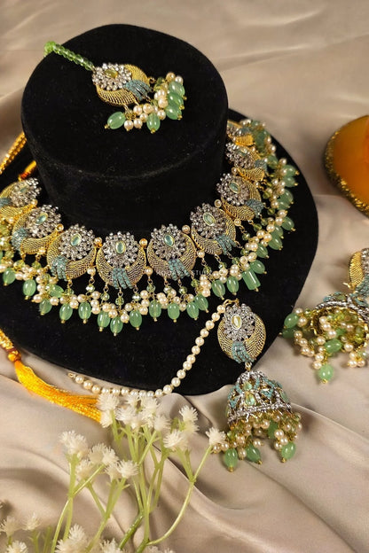 Pamaal Bridal Jewelry Set - Mint