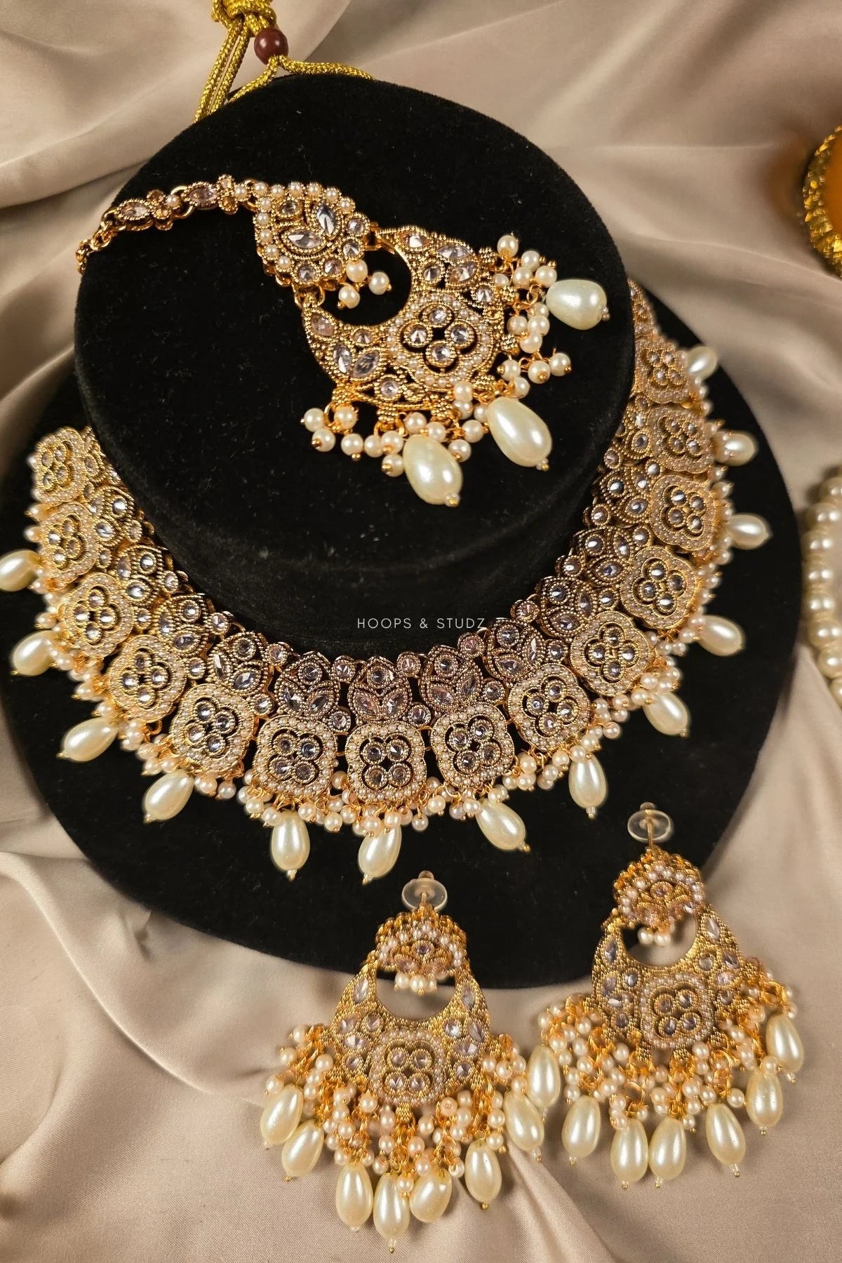 Laboni Indian Polki Bridal Jewelry Set