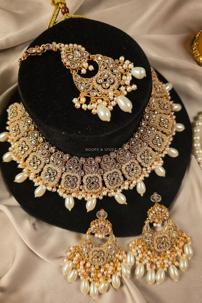Laboni Indian Polki Bridal Jewelry Set