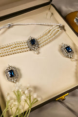 Palwasha Pearl Choker Jewelry Set