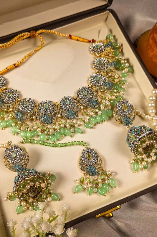 Pamaal Bridal Jewelry Set - Mint
