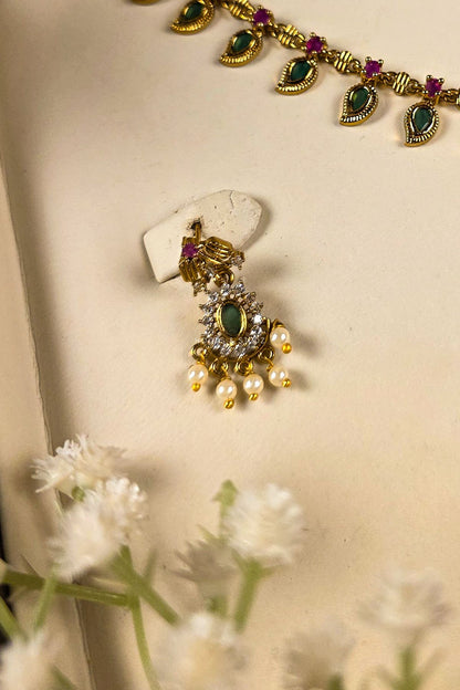 Afiyaa South Indian Necklace Set