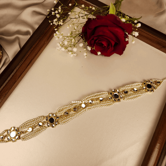 Sej Kundan Matha Patti - Hair Accessories