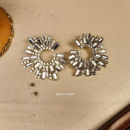 Oversized Crystal Bling Earrings