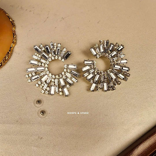 Oversized Crystal Bling Earrings