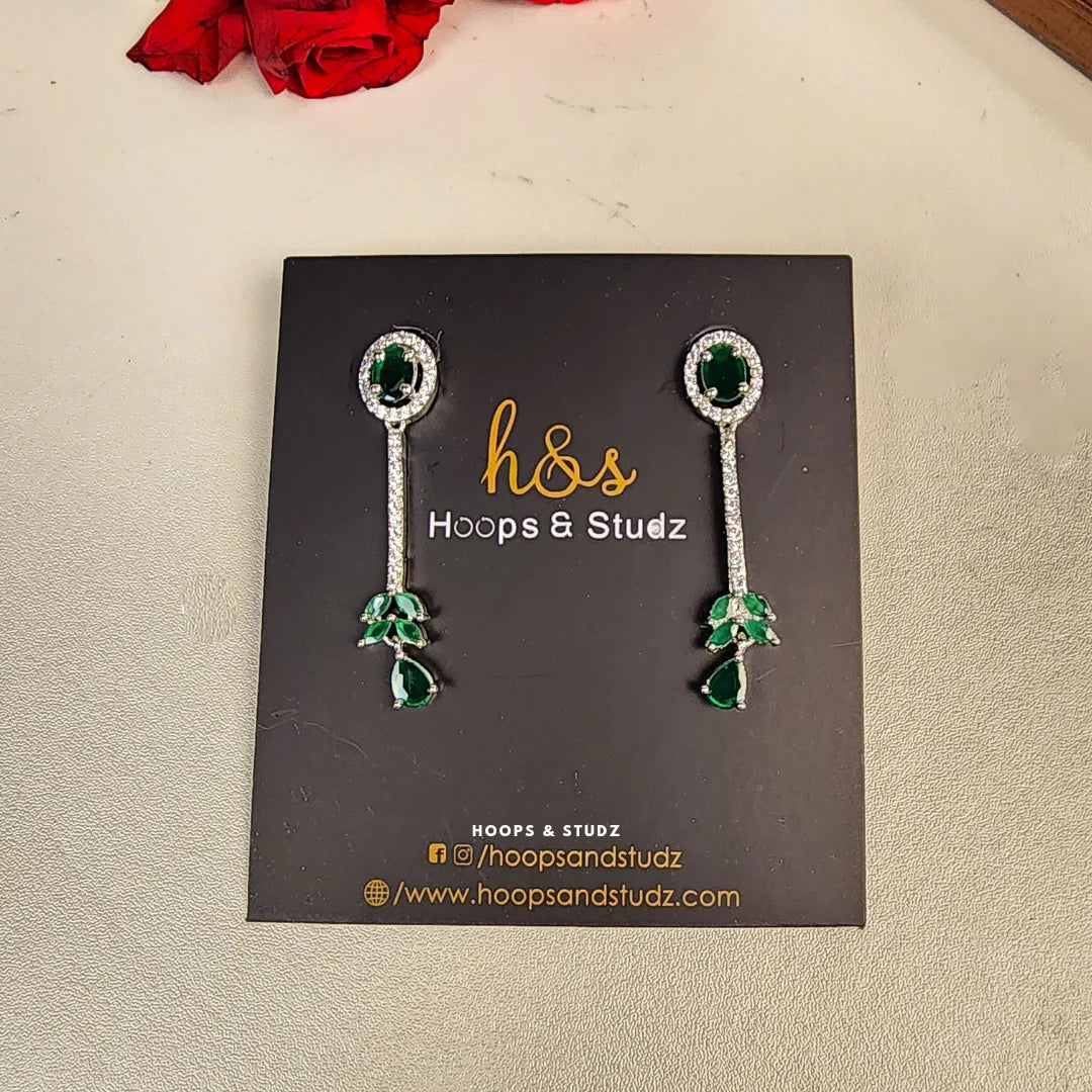 Zimal Zircon Earrings