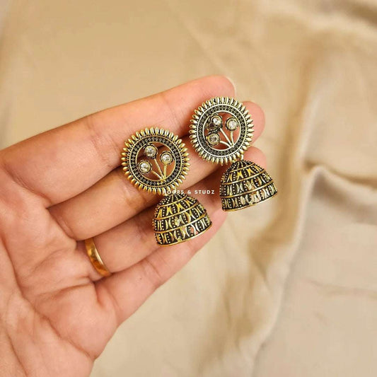 Bronze Jhumki - D4