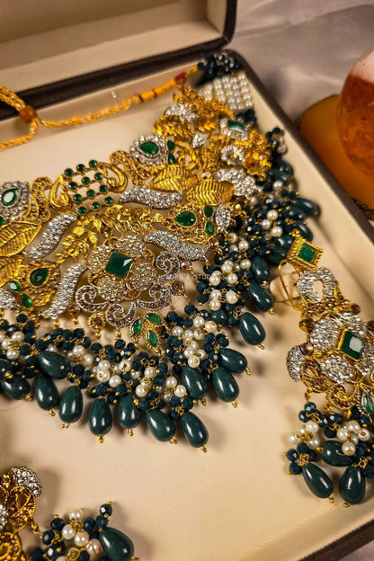 Barkha - Gold Plated Bridal Jewellery Set