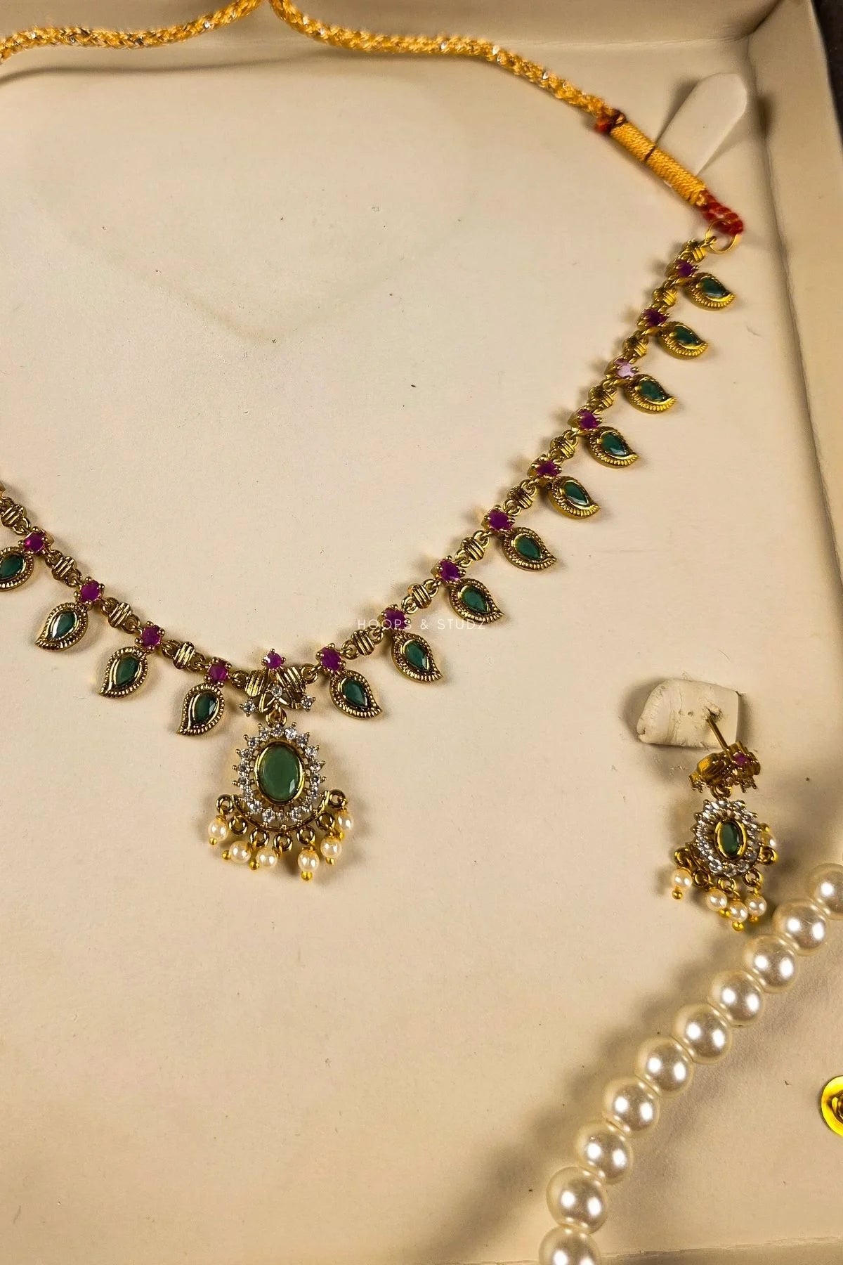 Afiyaa South Indian Necklace Set